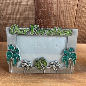 Sixtrees Picture Frame Our Vacation Palm Trees (3.5 X 5 Inches)